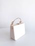 Mini Rhinestone Decor Box Bag