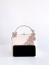 Mini Rhinestone Decor Box Bag