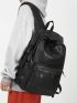 Men Zip Front Laptop Backpack