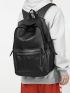 Men Zip Front Laptop Backpack