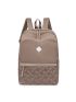 Heart Embroidered Metal Detail Classic Backpack