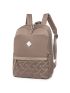 Heart Embroidered Metal Detail Classic Backpack