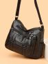Multi Zipper Hobo Bag