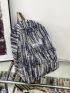 Men Slogan Graphic Casual Daypack