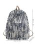 Men Slogan Graphic Casual Daypack