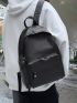 Men Minimalist Pocket Front Backpack
