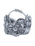 Flower Decor Top Handle Evening Bag