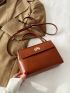 Twist Lock Flap Square Bag
