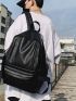 Men Textured Functional Backpack