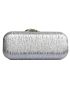 Metallic Rhinestone & Animal Decor Chain Box Bag