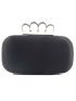 Mini Rhinestone & Flower Decor Chain Box Bag