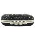 Mini Rhinestone & Flower Decor Chain Box Bag