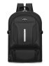 Men Letter Patch Decor Travel Backpack
