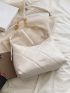 Quilted Minimalist Hobo Bag