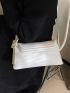 Letter Detail Shoulder Bag