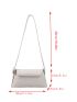 Letter Detail Shoulder Bag