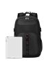 Men Honeycomb Pattern Release Buckle Decor Travel Backpack With Coin Purse