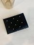 Studded & Metal Detail Small Wallet