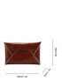 Contrast Binding Flap Envelope Bag