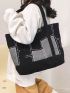 Geometric Pattern Shopper Bag