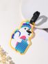 Cartoon Bear Design Luggage Tag