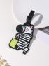 Zebra Design Luggage Tag