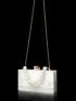 Bead Decor Chain Box Bag