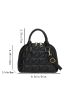 Quilted Double Handle Dome Bag