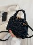 Quilted Double Handle Dome Bag