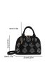 Geometric Pattern Dome Bag