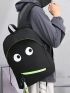Men Cartoon Expression Detail Laptop Backpack