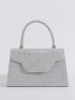 Glitter Flap Square Bag