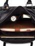 Men Striped Detail Laptop Handbag Briefcase