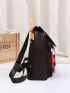 Letter Graphic Fashion Backpack