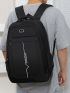 Men Letter Graphic Backpack