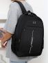 Men Letter Graphic Backpack