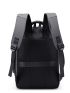 Men Minimalist Zip Front Backpack