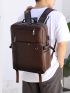Men Zip Front Laptop Backpack
