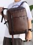 Men Zip Front Laptop Backpack