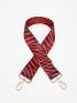 Adjustable Bag Strap Zebra Striped Pattern Polyester