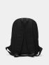 Men Letter Patch Decor Functional Backpack