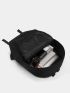 Men Letter Patch Decor Functional Backpack
