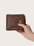 Minimalist Fashion Retro Business Style PU Wallet Coin Purse