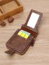 Minimalist Fashion Retro Business Style PU Wallet Coin Purse