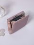 Metal Decor Small Wallet