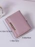 Metal Decor Small Wallet