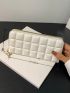 Quilted Zipper Around Long Wallet