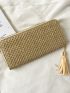 Tassel Decor Straw Bag