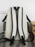 Men Letter Graphic Mesh Panel Casual Daypack