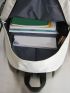 Men Letter Graphic Mesh Panel Casual Daypack